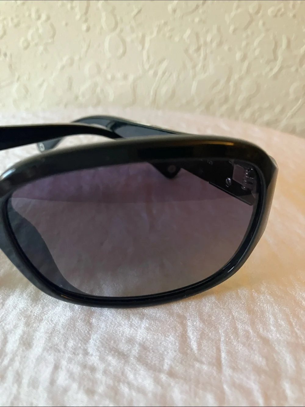 Coach: Black Women's Sunglasses- Dark Gradient Lenses- Scratches